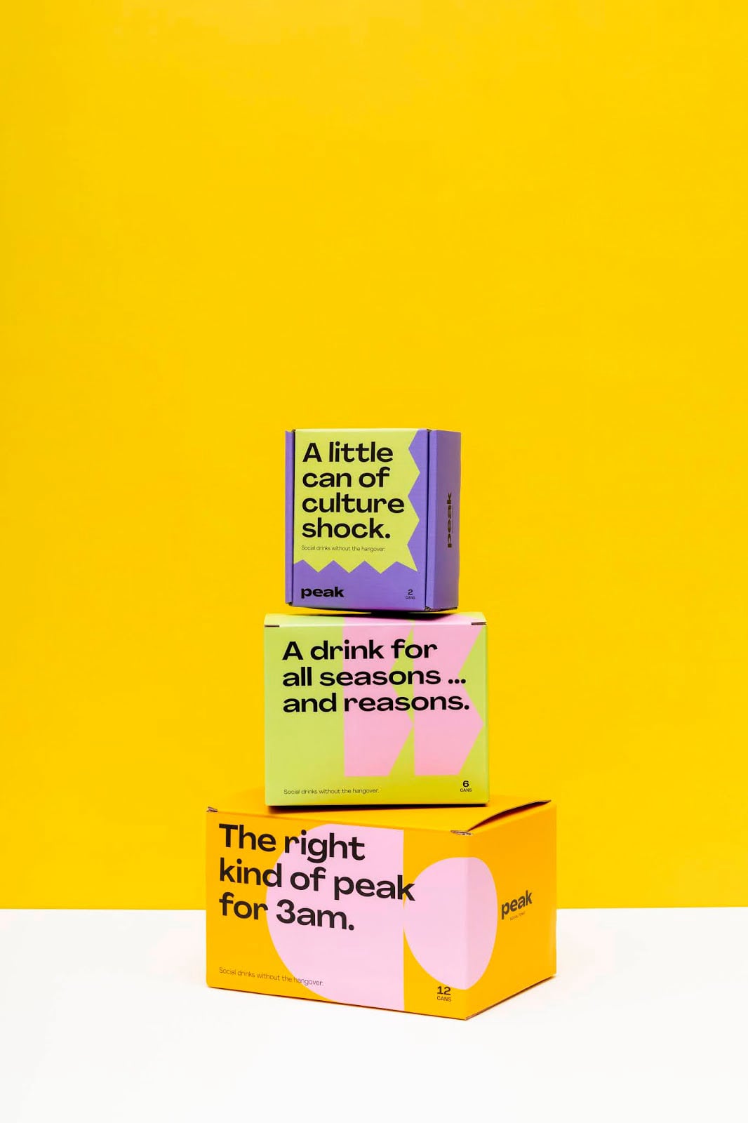 Three boxes